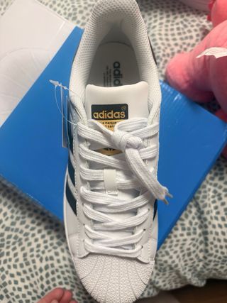 Adidas Superstar Blancas y Negras Talla 42