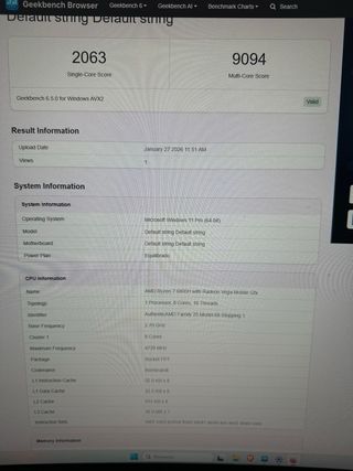 Mini PC ACEMAGIC 6800H 16GB DDR5 512GB NVMe