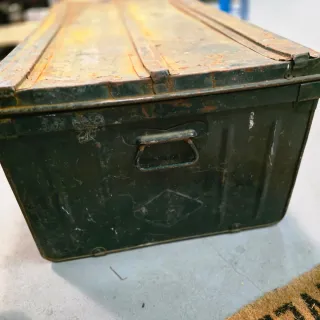 Baúl inglés IIGM - Militar Antiguo