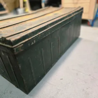 Baúl inglés IIGM - Militar Antiguo