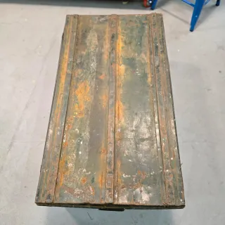 Baúl inglés IIGM - Militar Antiguo