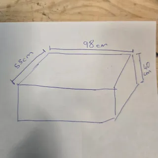 Baúl inglés IIGM - Militar Antiguo