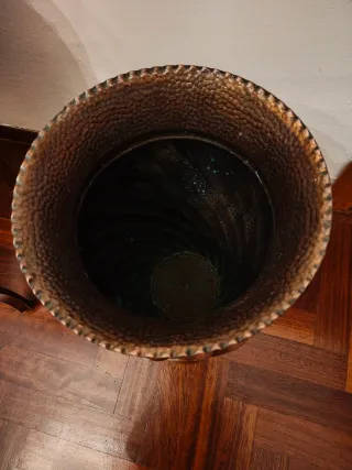 Portaombrelli vaso in rame vintage