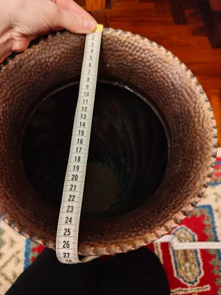 Portaombrelli vaso in rame vintage