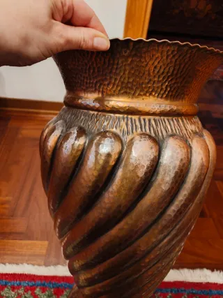 Portaombrelli vaso in rame vintage