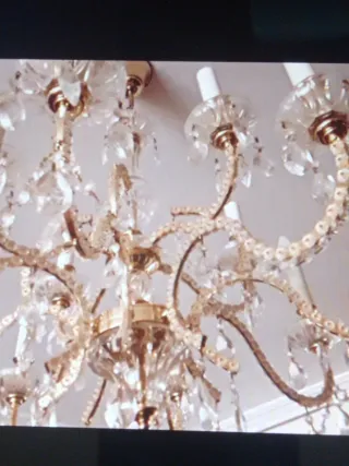 Lámpara de salón de cristal Swarovski