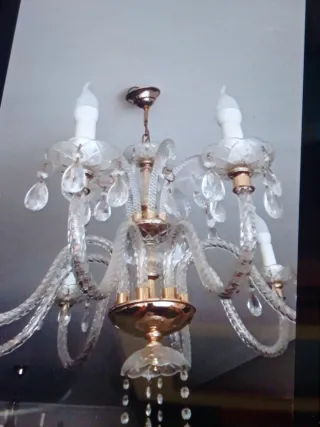 Lámpara de salón de cristal Swarovski