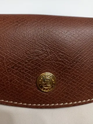 Bolso Longchamp Beige y Marrón
