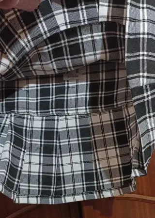 Minigonna a pieghe scozzese