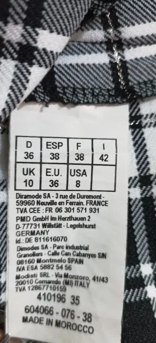 Minigonna a pieghe scozzese