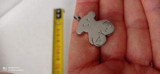 Colgante Tous Oso Acero