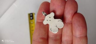 Colgante Tous Oso Acero