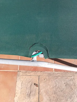 5 Hamacas Tumbonas reclinables verde antracita.