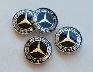 60mm Tapabujes Mercedes Centro de Rueda Llantas