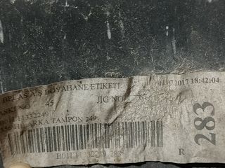 PARAGOLPES TRASERO FIAT TIPO II (356) SEDAN