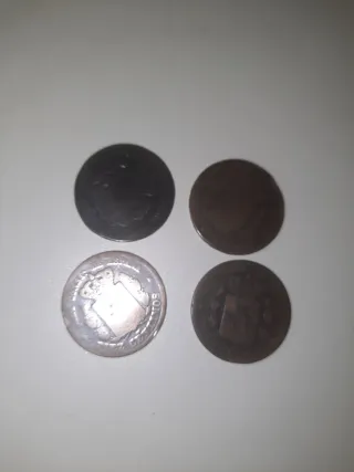 Moneda Alfonso XII 1879, las 4