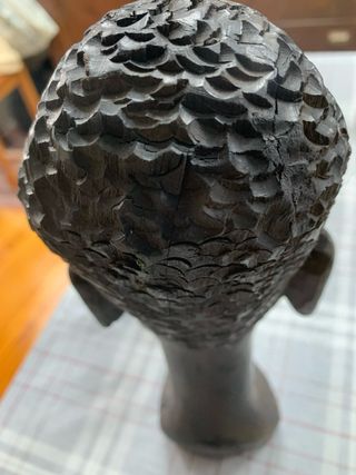 Pareja Figuras Madera Abano