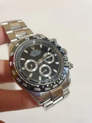 Reloj Daytona Acero Negro