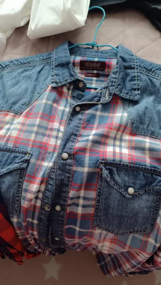 Lote 6+1Camisas Zara Hombre