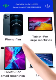 Impresora hidrogel para protectores de móvil DEVIA