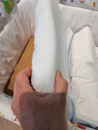 Mini cuna tijera con estampado infantil