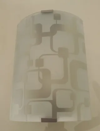 Conjunto plafón y aplique de pared