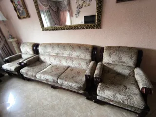 Sofás Antiguos clásicos Madera Maciza TALLADA