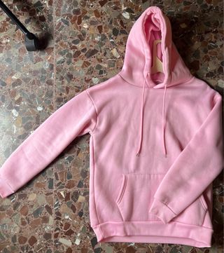 Sudadera rosa mujer