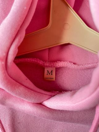 Sudadera rosa mujer