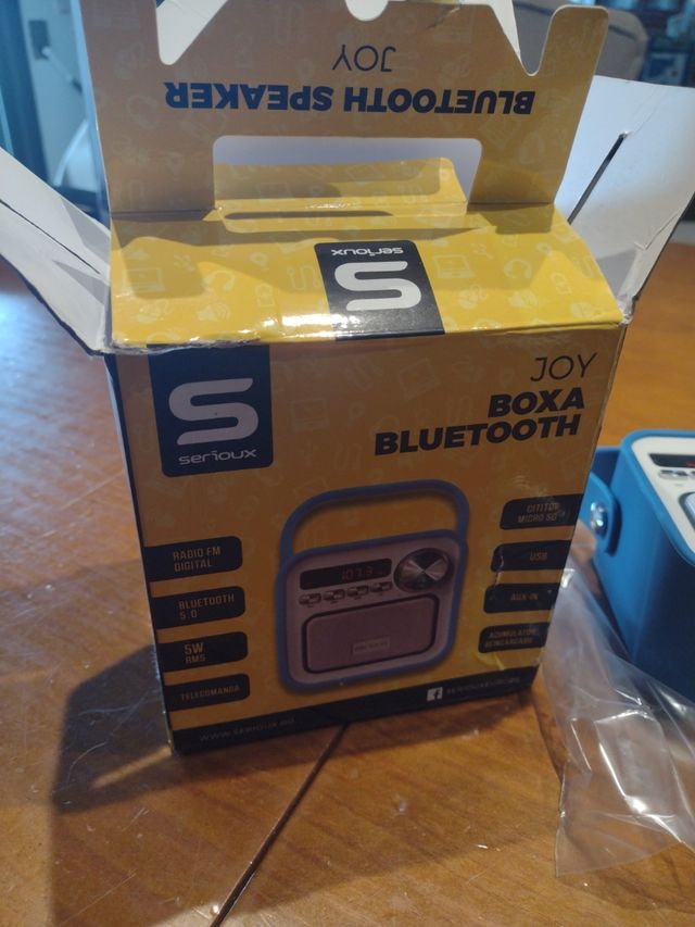 Altavoz Portátil Seriousx Bluetooth Radio FM Azul
