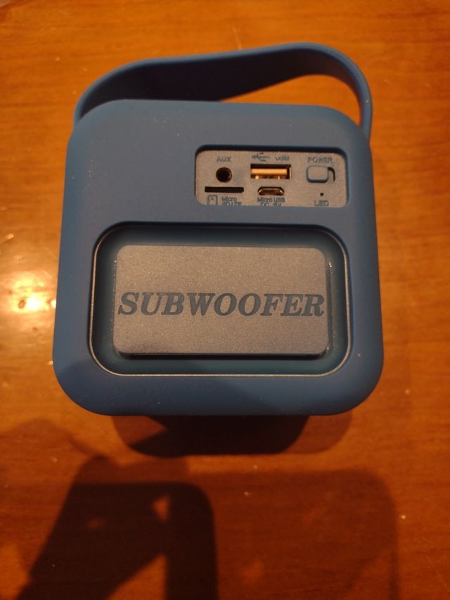 Altavoz Portátil Seriousx Bluetooth Radio FM Azul