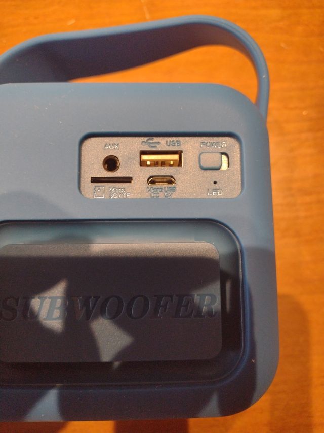 Altavoz Portátil Seriousx Bluetooth Radio FM Azul