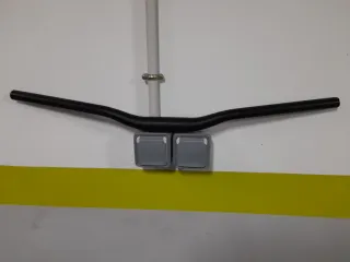 Manillar MTB Doble Altura Negro