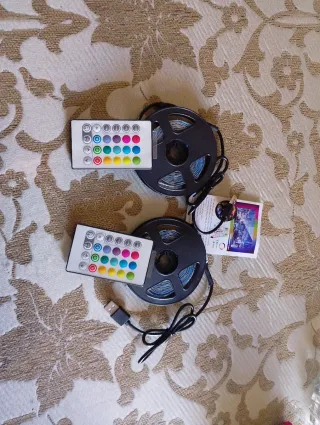 Luces LED Tira USB Control Remoto