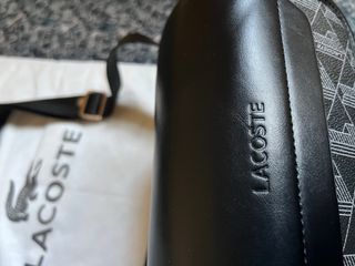 Bandolera Lacoste Negra y Gris