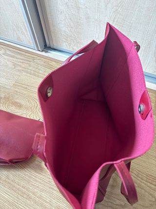 Bolso shopper/tote granate