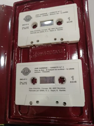 Colección Cassettes José Carreras Ópera