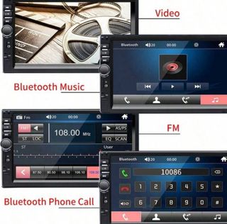 Autoradio 1 DIN 7″ Touchscreen – CarPlay & Android