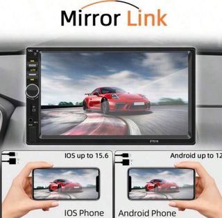 Autoradio 1 DIN 7″ Touchscreen – CarPlay & Android