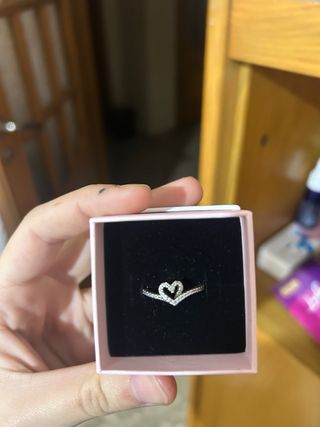 Anello Pandora Cuore Argento
