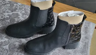 Botines 24h mujer negros