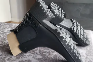 Botines 24h mujer negros