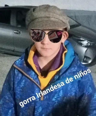 Gorra Irlandesa Niños 8 años 9 años 10 años 56cm