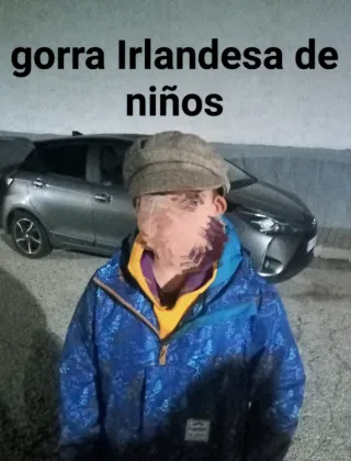 Gorra Irlandesa Niños 8 años 9 años 10 años 56cm