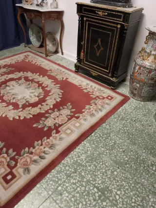 Alfombra aubusson vintage