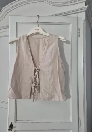 Top corto beige Shein taglia XS