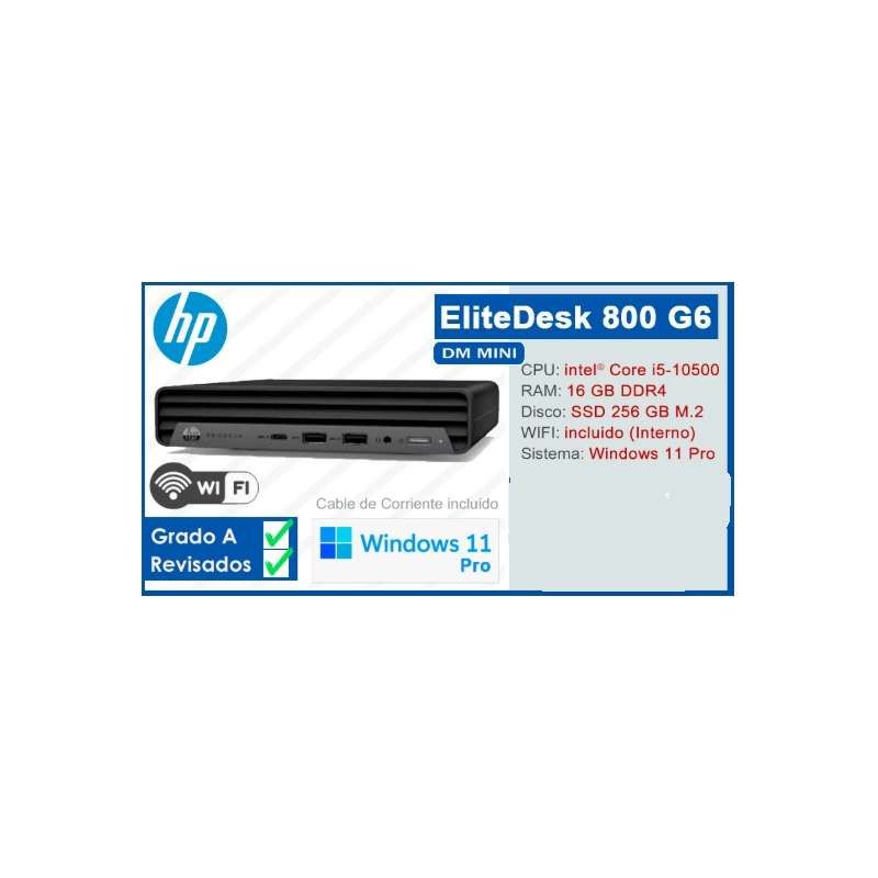 HP EliteDesk 800 G6 i5-10500 16GB RAM/256 Gb SSD