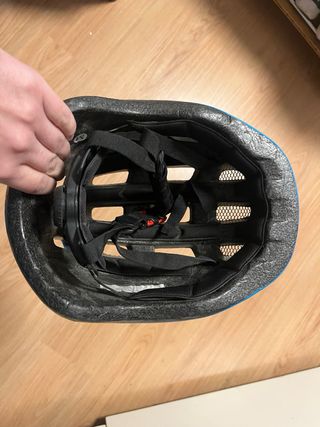 Casco de bici infantil azul