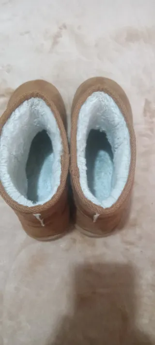 Botas de invierno marrones con forro