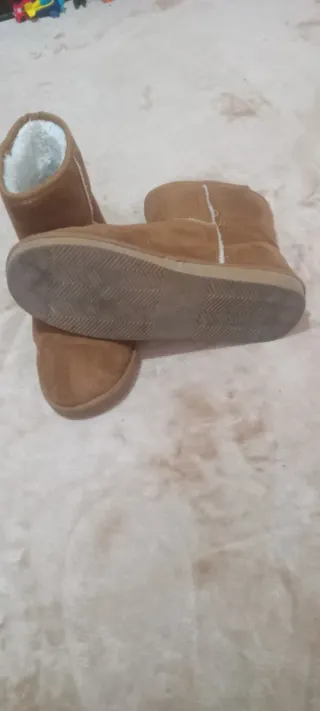 Botas de invierno marrones con forro